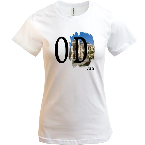 Женская футболка od.ua (Одесса)