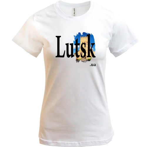 Женская футболка, Белый, Lutsk.ua