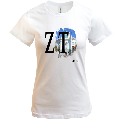 Женская футболка, Белый, zt.ua (Житомир)