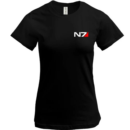 Женская футболка, Черный, N7