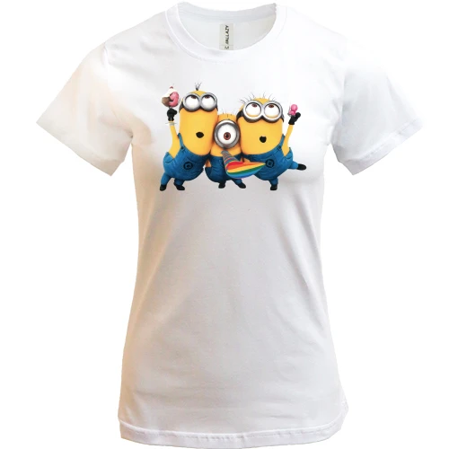 Женская футболка Minions (2)