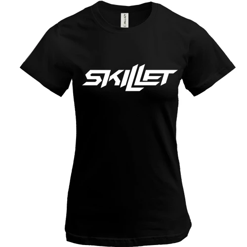 Женская футболка, Черный, Skillet