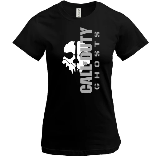 Женская футболка, Черный, Call of Duty Ghosts (2)