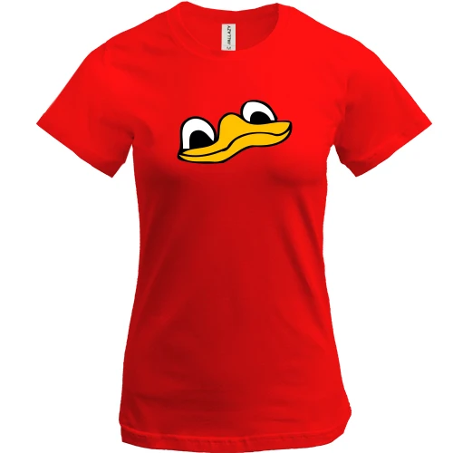 Женская футболка duck face