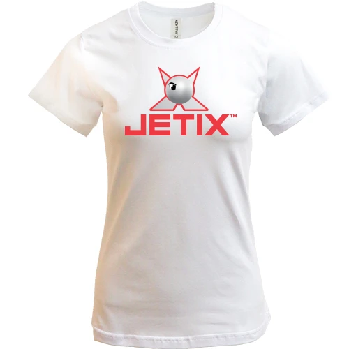 Женская футболка, Белый, Jetix