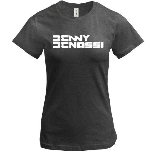 Жіноча футболка, Сірий меланж, Benny Benassi