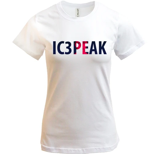 Женская футболка, Синий, IC3PEAK