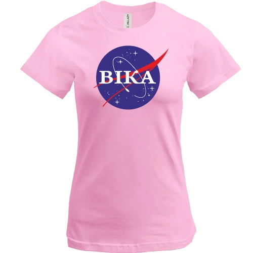 Жіноча футболка Віка (NASA Style)