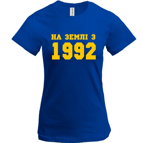 Жіноча футболка На землі з 1992