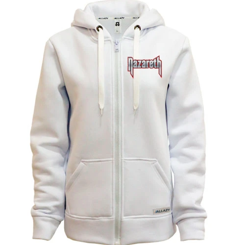 Женская толстовка на молнии Nazareth Logo