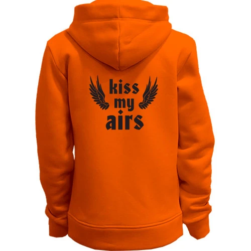 Женская толстовка на молнии Kiss my airs