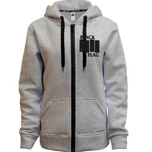 Жіноча толстовка на блискавці Black Flag