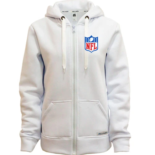 Женская толстовка на молнии NFL