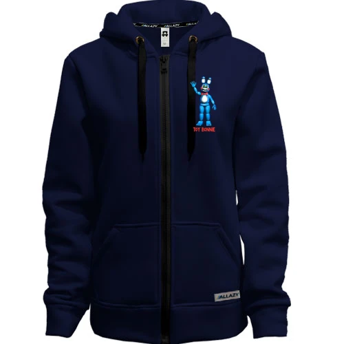 Жіноча толстовка на блискавці Five Nights at Freddy’s (Toy Bonnie)