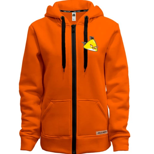 Жіноча толстовка на блискавці Yellow bird 2