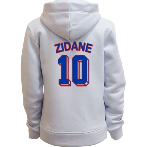 Женская толстовка на молнии Zinédine Zidane