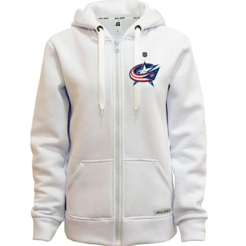 Женская толстовка на молнии Columbus Blue Jacket