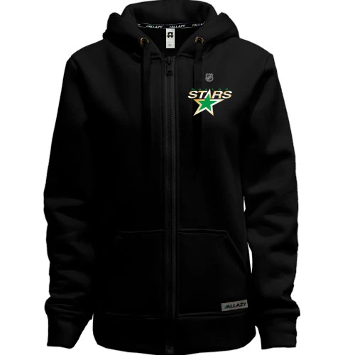 Женская толстовка на молнии Dallas Stars