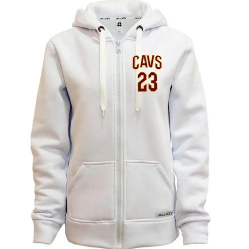 Женская толстовка на молнии Cleveland Cavaliers LeBron James