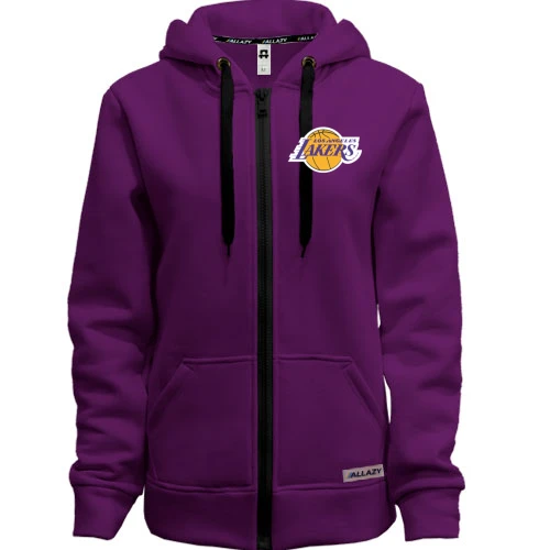 Жіноча толстовка на блискавці Los Angeles Lakers