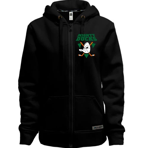 Женская толстовка на молнии Anaheim Mighty Ducks