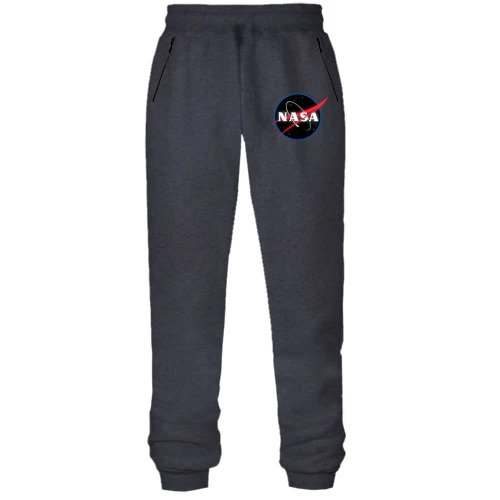 Женские спортивные штаны с логотипом Nasa (black)