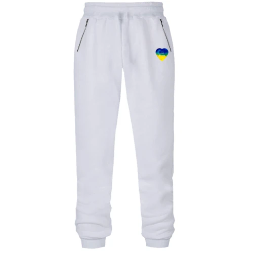 Жіночі штани на флісі "I love Ukraine" на серці (міні)