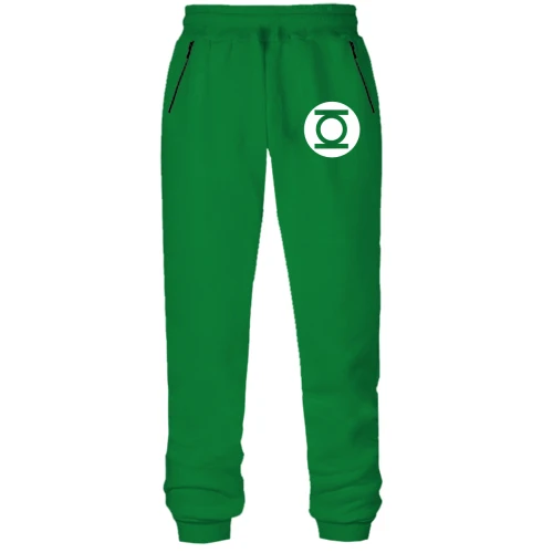 Жіночі штани на флісі, зелений, Шелдона Green Lantern