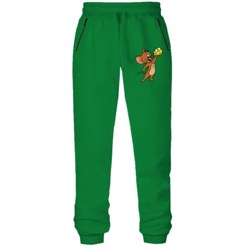 Женские спортивные штаны с мышонком и сыром