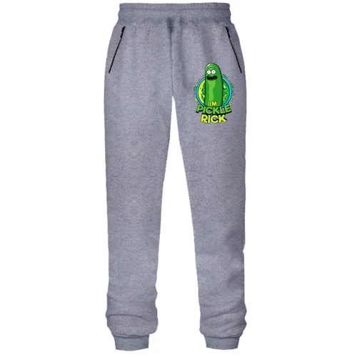 Женские штаны на флисе pickle Rick