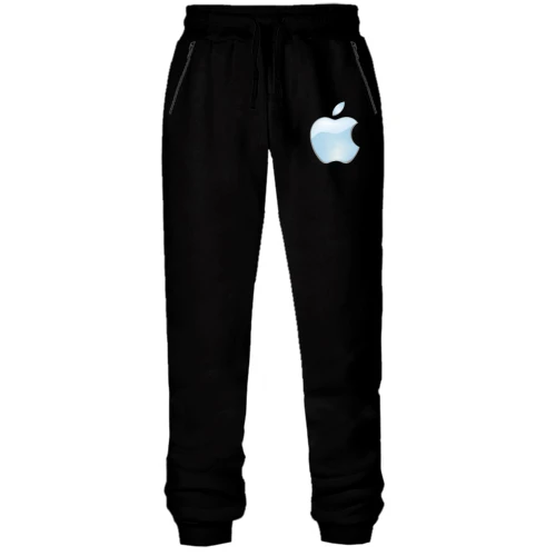 Женские штаны на флисе с логотипом Apple