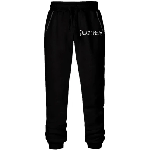 Жіночі штани на флісі, чорний, death note 3