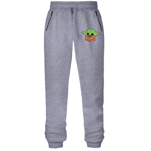 Женские трикотажные штаны Baby Yoda.