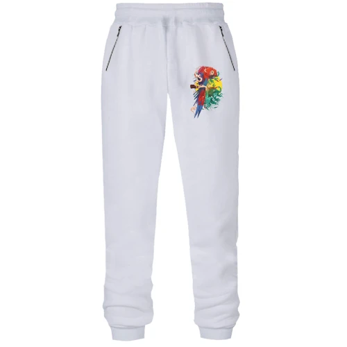 Женские трикотажные штаны Parrot bright art