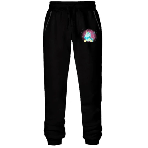 Женские трикотажные штаны Baby unicorn blue