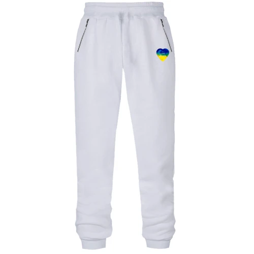 Женские трикотажные штаны "I love Ukraine" на сердце (мини)