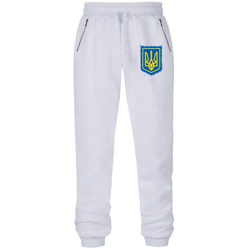 Женские трикотажные штаны с гербом Украины (2) АРТ