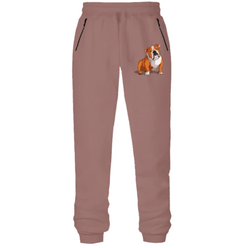Женские трикотажные штаны c Английский бульдогом