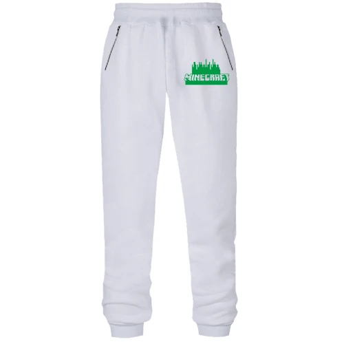 Женские трикотажные штаны Minecraft Green Logo