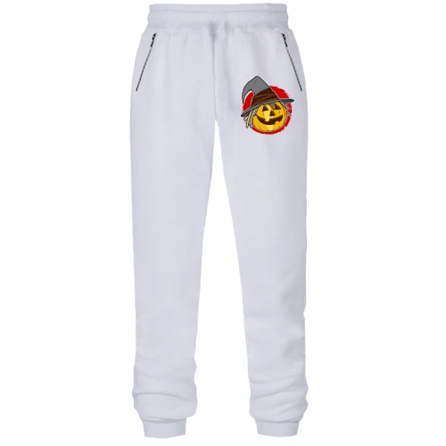 Женские трикотажные штаны Halloween Тыква в шляпе