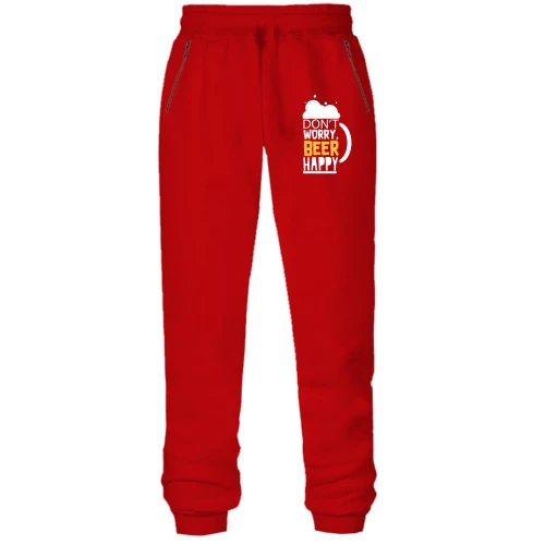 Женские трикотажные штаны Don`t Worry, Beer Happy