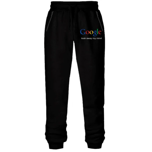 Женские трикотажные штаны Google took away my mind