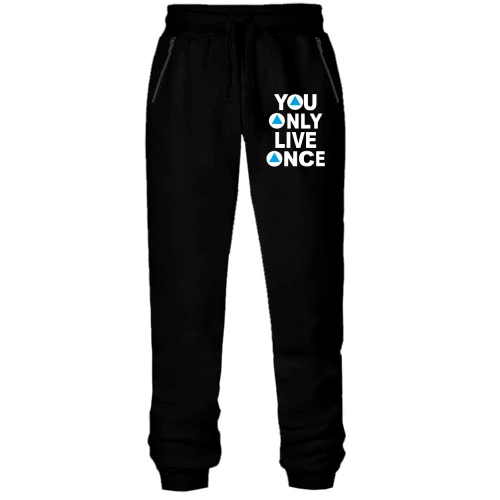 Женские трикотажные штаны You Only Live Once